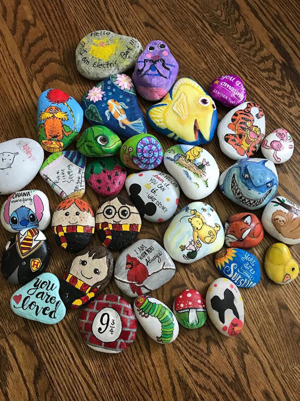 Painted Rock Ideas - Back to School Rocks • Color Made Happy