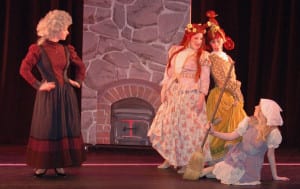 Maryellen Molfetta, Alyson Clancy, Kate Keating and Allie Eibler star in 'Cinderella' at the Engeman Theater. Photo by Jennifer C. Tully