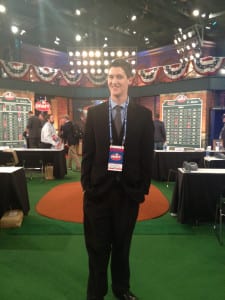 Clayton Collier was in attendance at the 2013 MLB draft, his first experience with the event. Photo from Collier