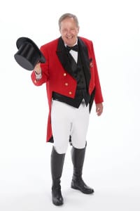 Ringmaster Fred Hall, photo from Hall