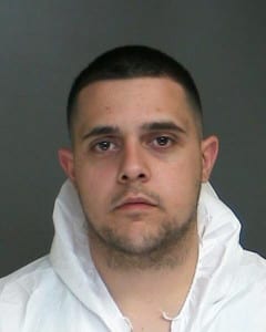 Michael Iovino allegedly attempted to rob two banks within 15 minutes. Mugshot from SCPD