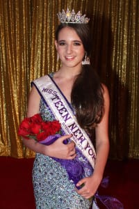 Rachel Goldsmith is crowned Miss Teen New York last October. Photo by Richard Krauss