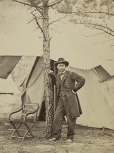 Gen. Ulysses S. Grant poses in Virginia in 1864. Photo in the public domain