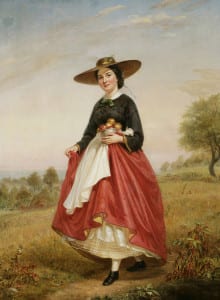 ‘Returning from the Orchard,’ 1862 by William Sidney Mount