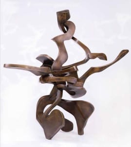 "Swing Dance," fabricated bronze, 2005 by Bill Barrett
