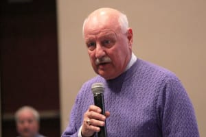 Sen. Ken LaValle speaks at a public forum on the Common Core. File photo
