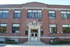 The Spring Street school building went up in 1914. Photo by Barbara Donlon