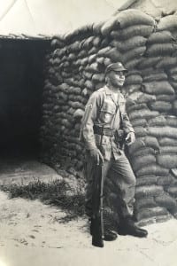 Butch Langhorn has served his nation for decades. Above, he is pictured in uniform during his Army days. Photo from Langhorn