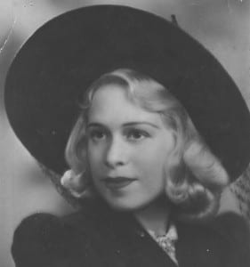 Linda Sorel at about age 20. Photo from Sorel