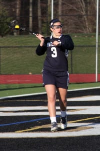 Smithtown West junior Chelsea Witteck tallied a game-high five goals and one assist. Photo by Desirée Keegan