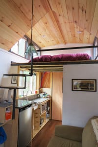 An interior view of a local tiny house. Photo by Wendy Mercier