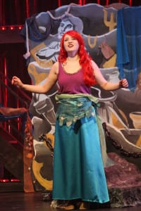 Ariel (Mackenzie Germain) sings ‘Part of Your World’ in a scene from ‘The Little Mermaid Jr.’ Photo by Elise Johnson Linde Autz