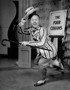 Mickey Rooney performs in ‘Mr. Broadway,’ a television special broadcast on NBC in 1957. Photo from the WMHO