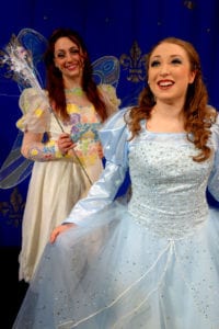 From left, Jenna Kavaler and Amanda Geraci star in a scene from ‘Cinderella.’ Photo by Peter Lanscombe, Theatre Three Productions Inc.