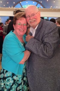 Jim Ford and his wife Nancy at a family wedding. Photo from from Nancy Ford