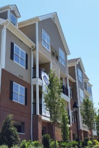 The first phase of the Texaco Avenue apartments is complete. Photo by Elana Glowatz