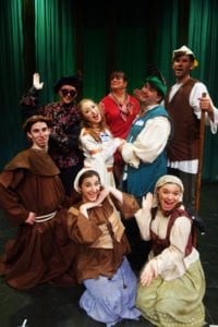 The cast of Theatre Three's 'The Misadventures of Robin Hood'