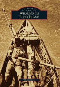 The cover of Nomi Dayan's book, 'Whaling on Long Island.' Image from Nomi Dayan
