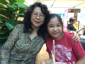 Wei Zhu with her daughter, Merry Ma. Photo  by Merry Ma