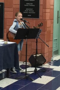 Grace Miller performs at the Middle Country Public Library. Photo from MCPL