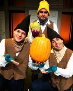 The gnomes of 'Pumpkin Patch Magic.' Photo by Peter Lanscombe, Theatre Three Productions, Inc.