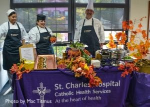 Chefs from St. Charles Hospital will return to this year's event with delicious healthy samples. Photo by Mac Titmus