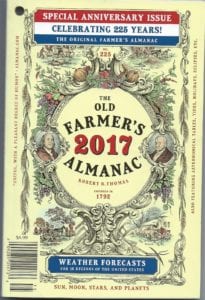 A Farmer's Almanac would make a great gift for a gardener. 