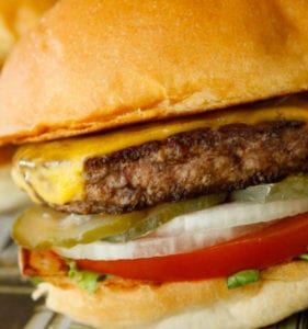One of Walhburgers’ famous burgers, as seen on their menu. Photo from Wahlburgers' website