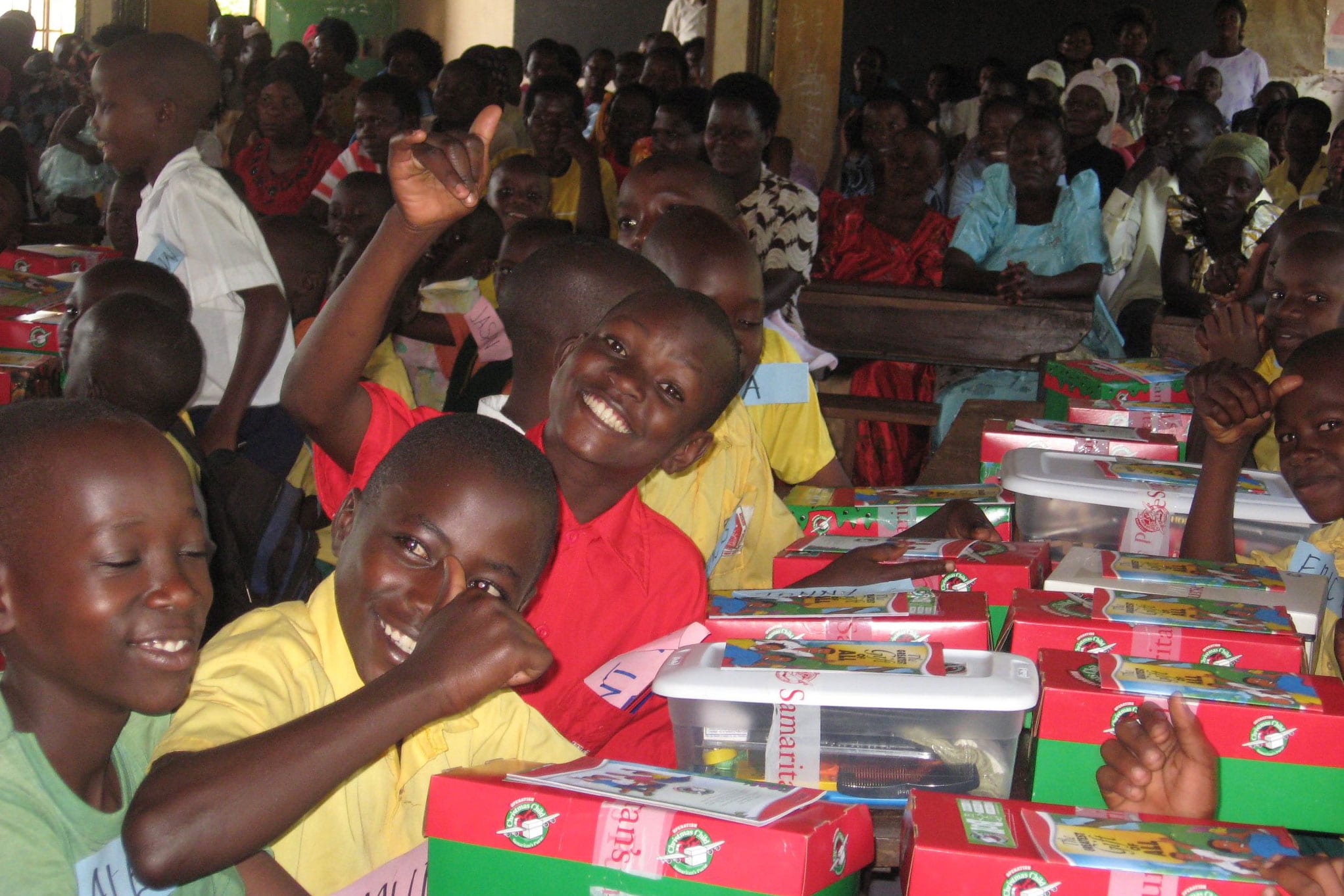 Selden Fire Department brings cheer with shoebox-stuffed ambulance ...