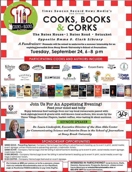 Cooks, Books & Corks