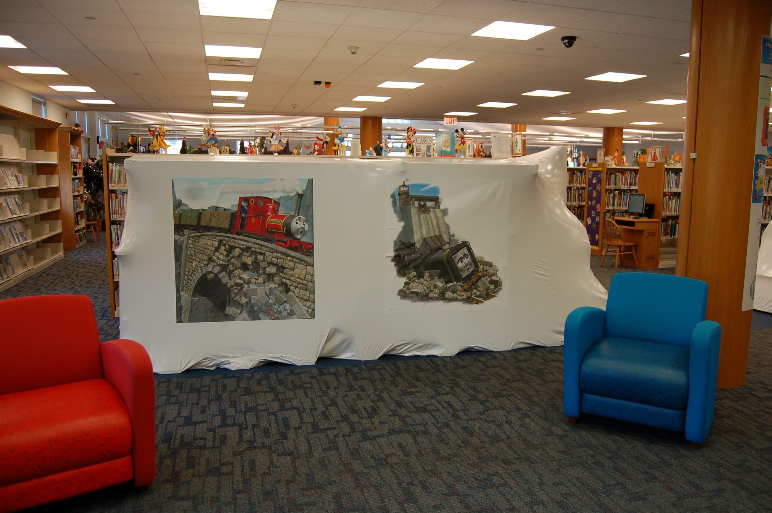 Melting Snowman  Harborfields Public Library