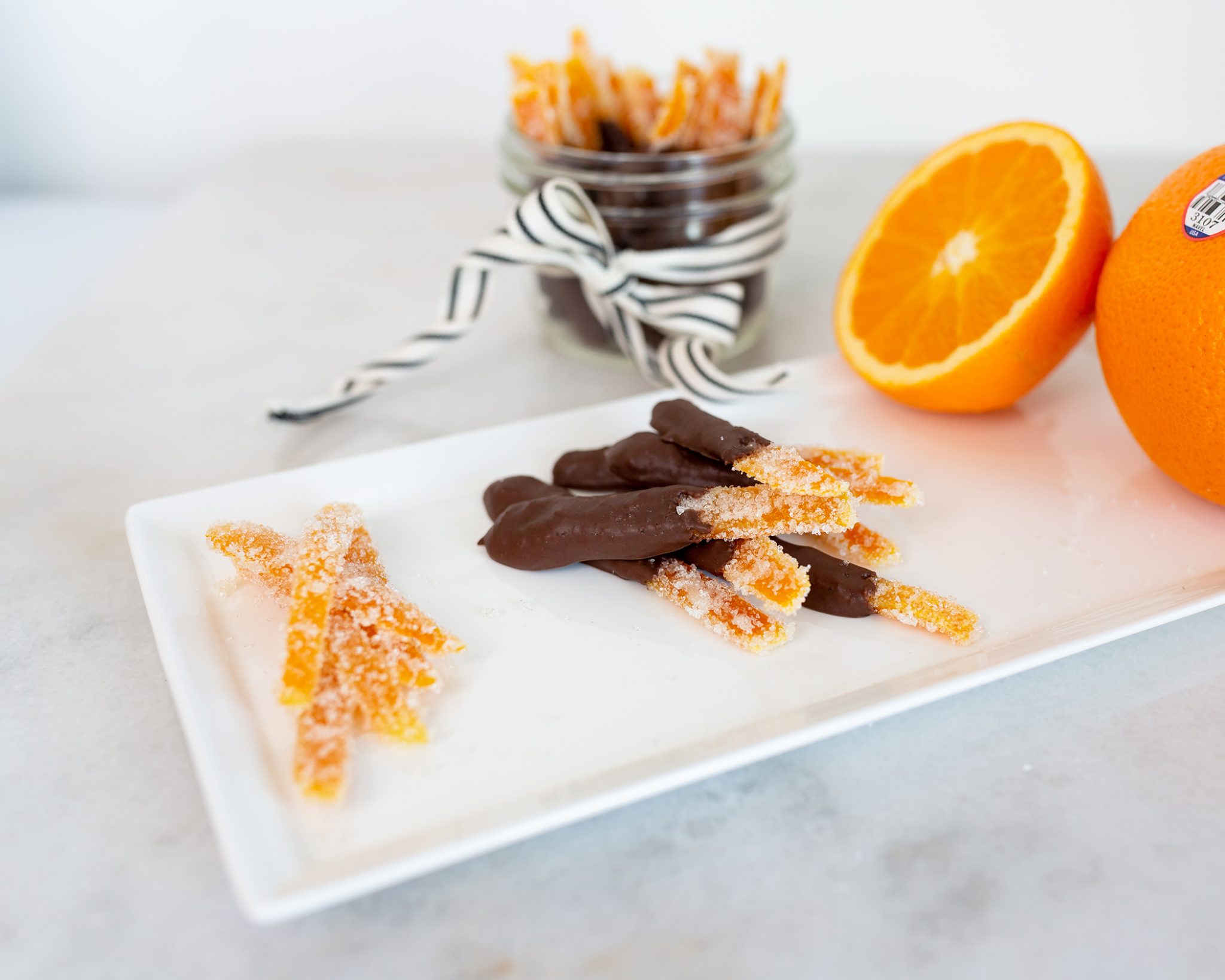 Recipe With Video Chocolate Dipped Candied Orange Peels Tbr News Media