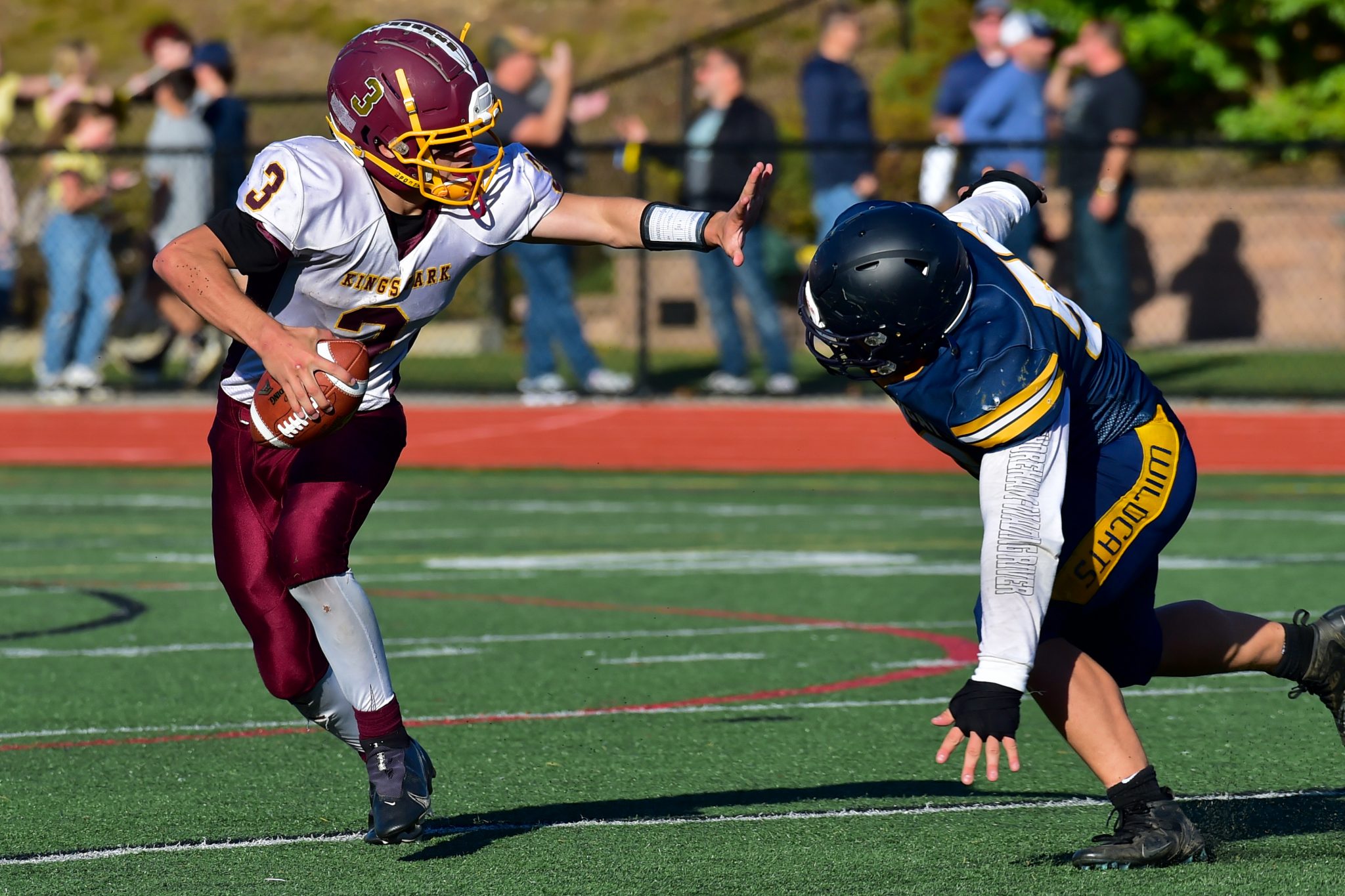 Kings Park Kingsmen rain on Shoreham-Wading River Wildcats’ homecoming ...