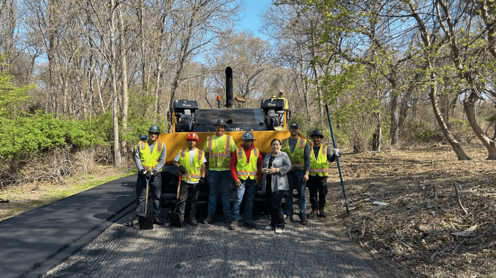 Legislator Leslie Kennedy’s Capital Projects Paves Way for New Pavement at Blydenburgh County Park