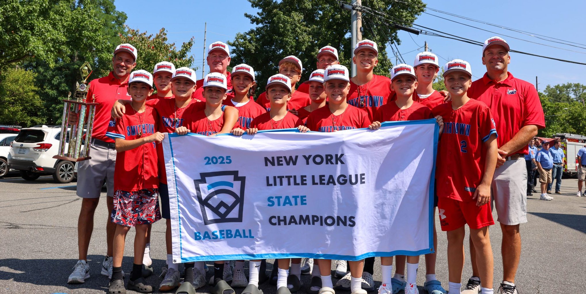 Smithtown Little League returns home as New York State champs!